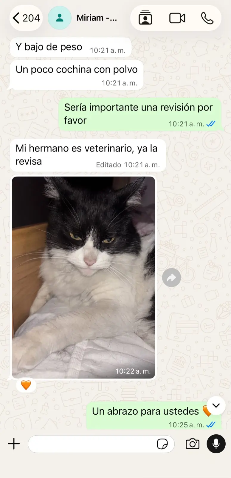 Caso de Taffy, familia de Miriam